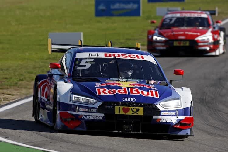 Mattias Ekström im Audi mit Red-Bull-Branding