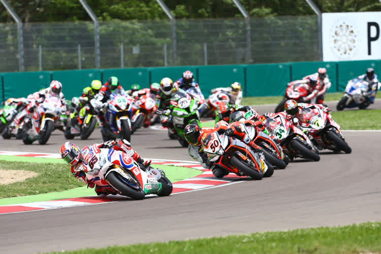 Honda führt mit Jonathan Rea (65) die Superbike-WM an