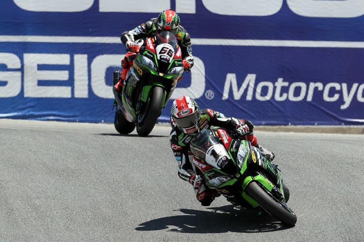 Jonathan Rea und Tom Sykes beim US-Event in Laguna Seca