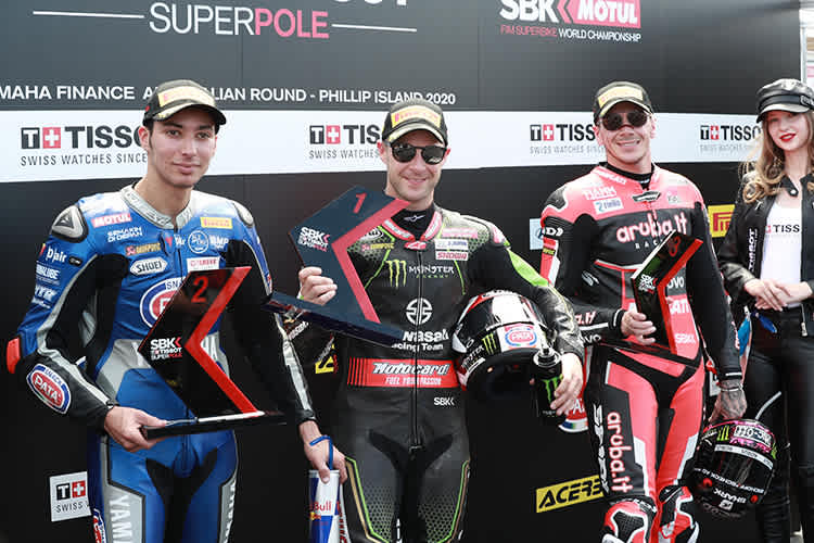 Egal von welchem Startplatz: Jonathan Rea (1) liegt meist schnell vorne