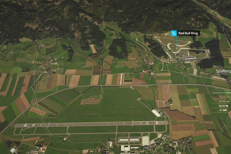 Der Red Bull Ring bei Spielberg