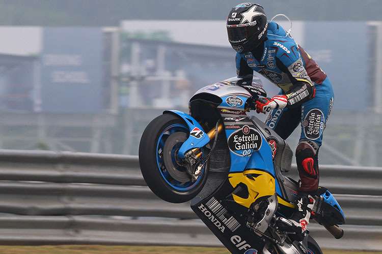 Scott Redding im Smog von Sepang