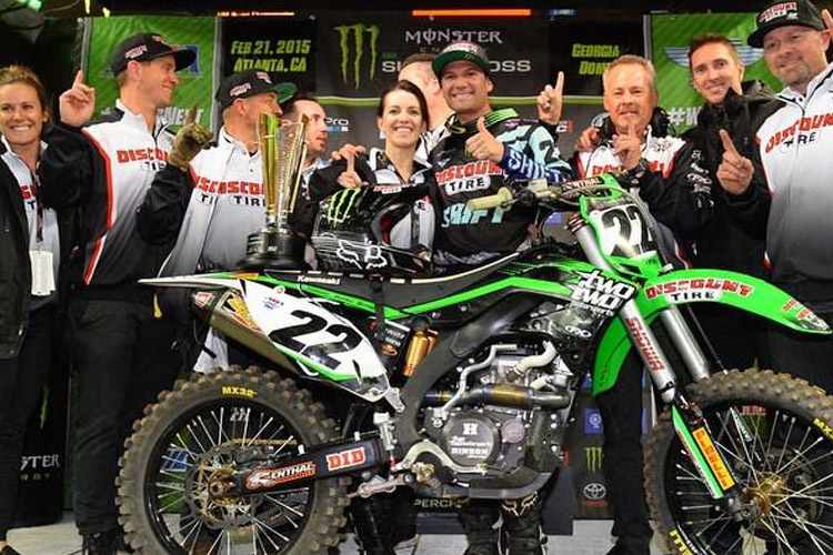 Chad Reed feiert seinen ersten Saisonerfolg in Atlanta