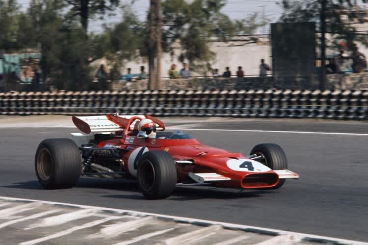 Ferrari 1970: Clay Regazzoni in Mexiko mit dem 312B