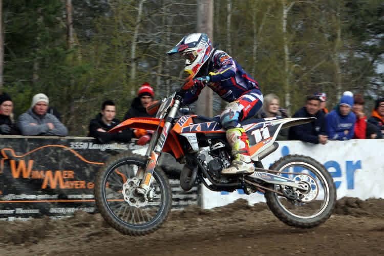 Für René Hofer war das Podest in Reichweite