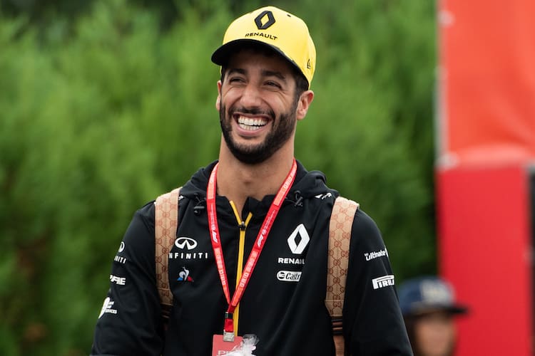Daniel Ricciardo war im ersten freien Training der Schnellste