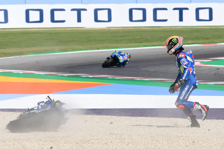 So endete der Misano-GP von Alex Rins