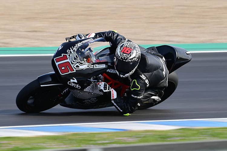 Joe Roberts gestern in Jerez
