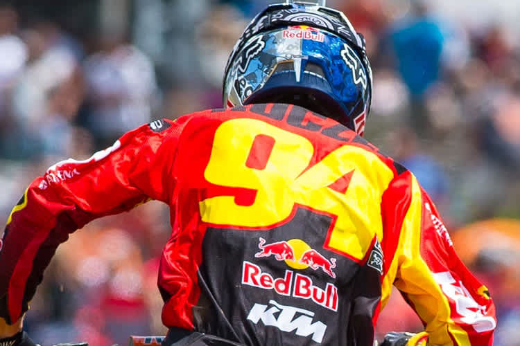 Ken Roczen wurde in Lauf 1 von Muddy Creek Zweiter