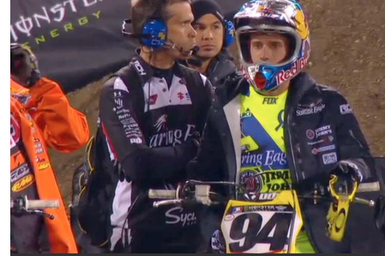 Ken Roczen vor dem Start zur Supercross-WM in Anaheim