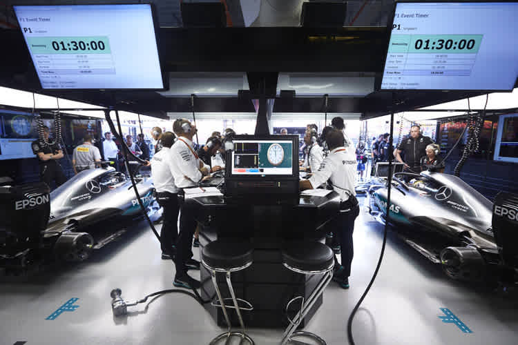 Noch albern Rosberg und Hamilton nur herum