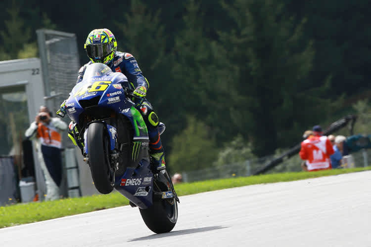 Valentino Rossi auf dem Red Bull Ring