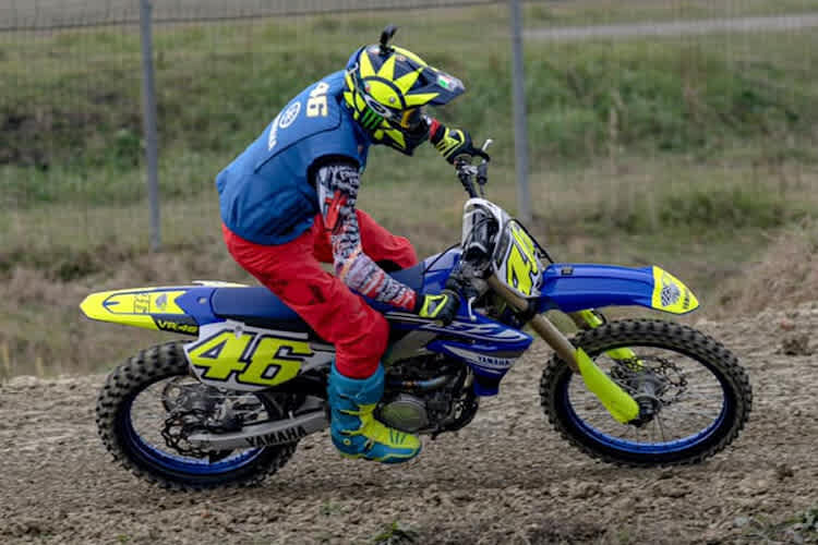 Valentino Rossi auf der MX-Strecke von Ravenna