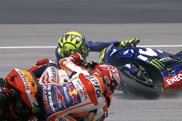 17. Runde in Sepang: Rossi patzt, Márquez lacht sich ins Fäustchen