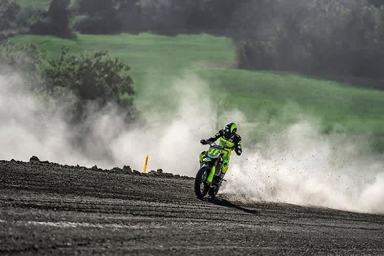 Valentino Rossi weihte die neue Piste ein
