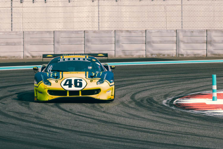 Die Nummer 46 ist beim 12 h Gulf dabei