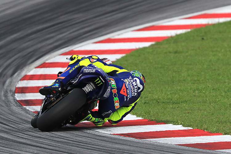 Valentino Rossi auf der Yamaha M1