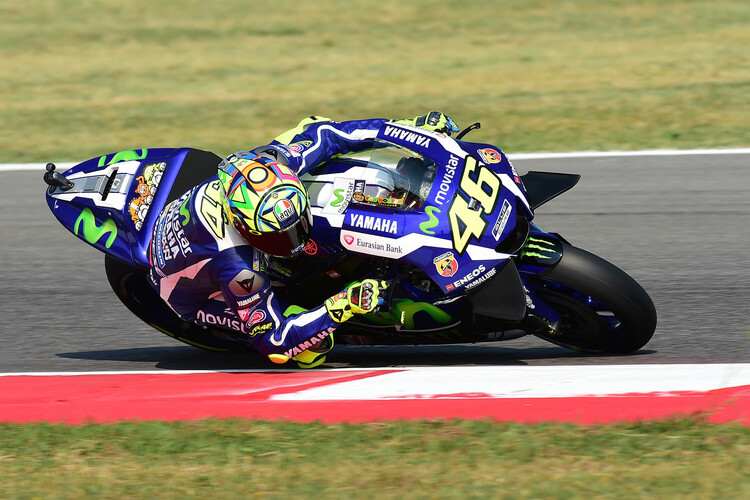 Lokalmatador Rossi auf dem Misano World Circuit Marco Simoncelli