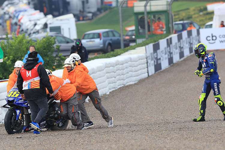 Valentino Rossi: Sturz im FP3