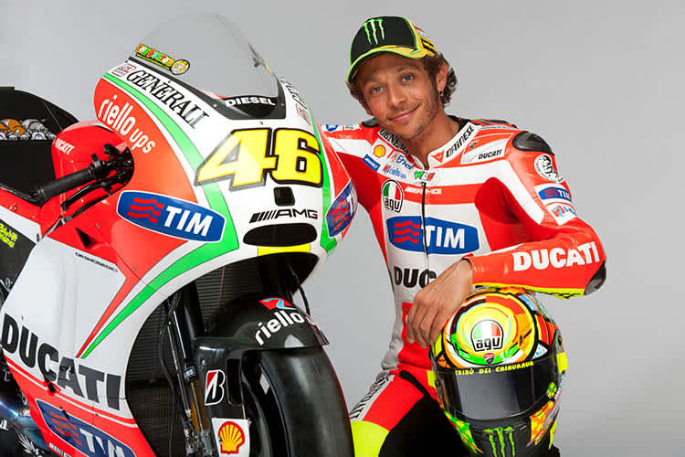 Valentino Rossi 2012 bei Ducati