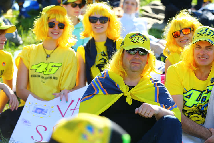 Mugello: Die Rossi-Fans waren allgegenwärtig