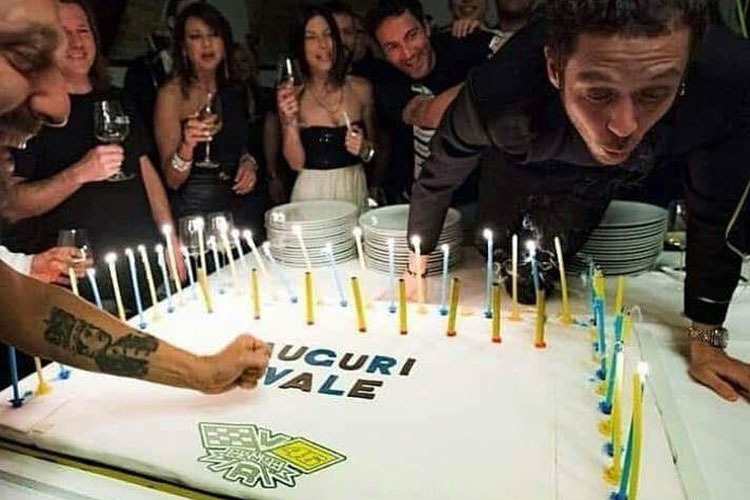 40 Kerzen für Rossi