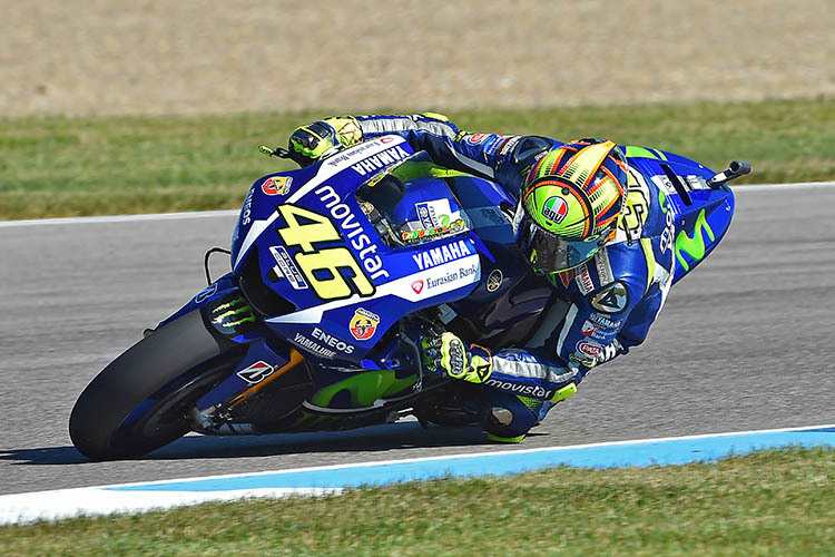 Valentino Rossi auf der Yamaha M1: Wie stark ist er am Sonntag?