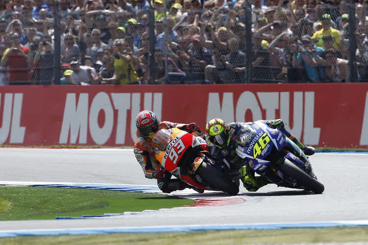 Assen, letzte Runde, letzte Schikane: Der Angriff von Marc Márquez war aussichtslos