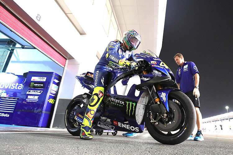 Valentino Rossi startet in seine drittletzte Saison
