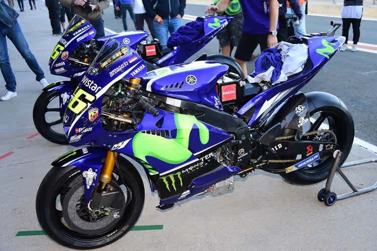 Die Yamaha M1 von Valentino Rossi 