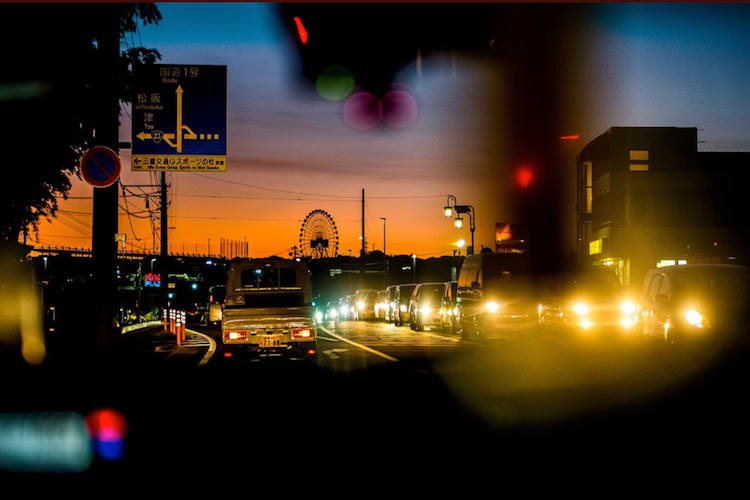 Gespenstische Stimmung am Freitagabend