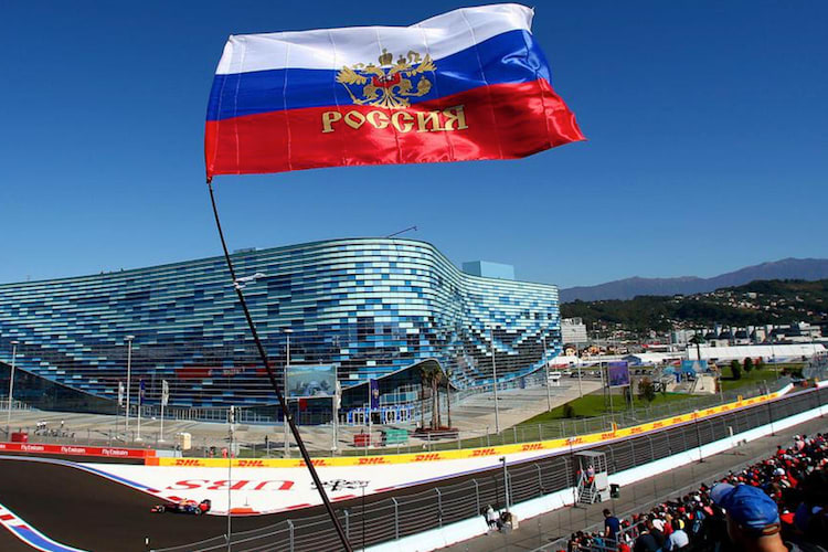 Rennatmosphäre in Sotschi