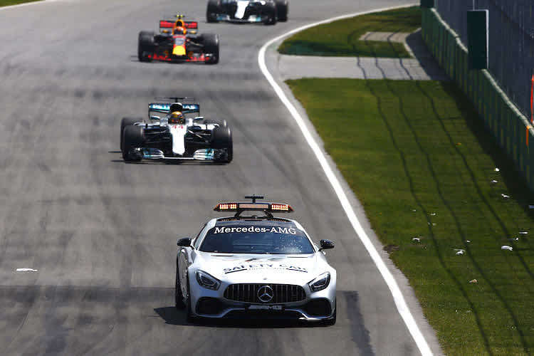 Das Safety-Car beim Kanada-GP 2017