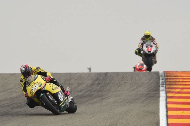 Salom in Aragón (hier vor Riccardo Russo): «Anstrengendes Rennen»