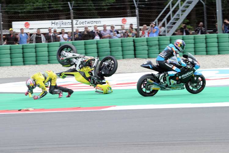 Der Sturz von Luis Salom führte zum Rennabbruch