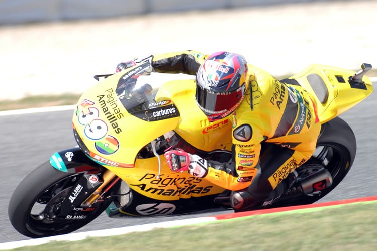 Luis Salom wirbt jetzt für Paginas Amarillas