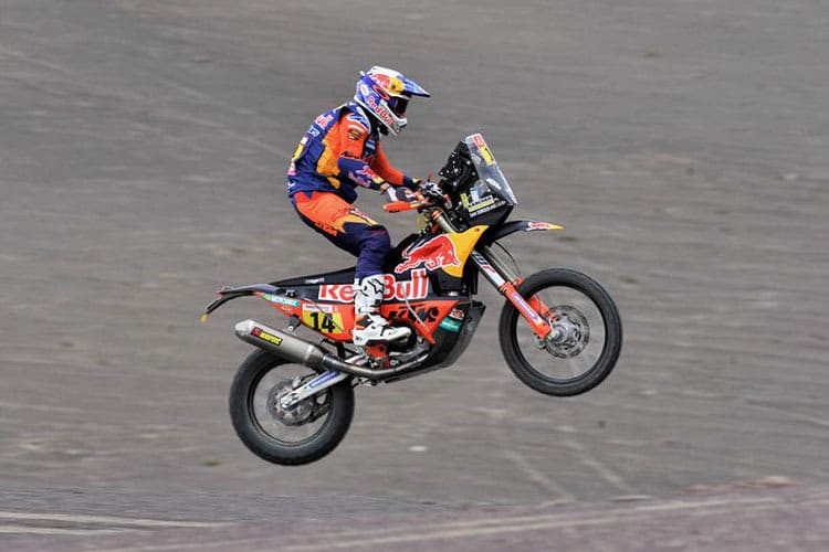 Sam Sunderland (KTM) triumphierte auf der dritten Etappe der Rallye Dakar 2018
