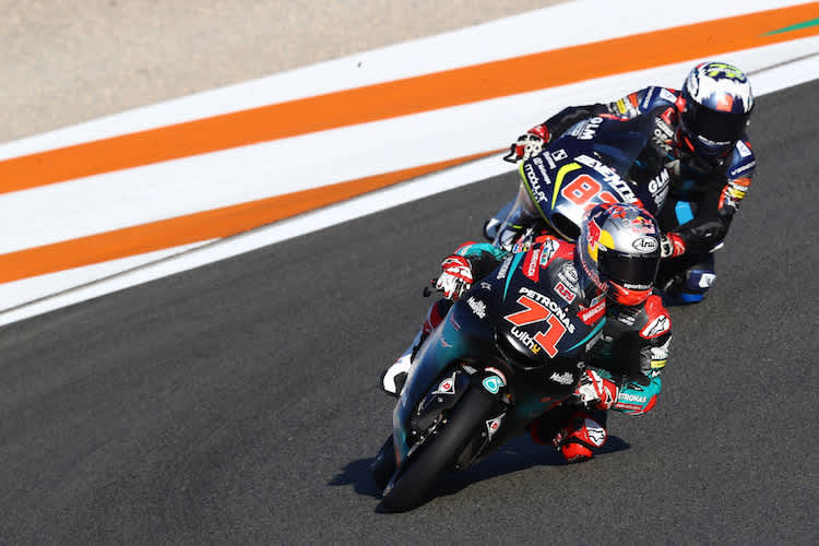 Jens Heinbach, Ayumu Sasaki und Hervé Poncharal