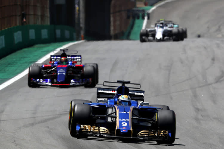 Der 2017er Sauber mit Ferrari-Getriebe