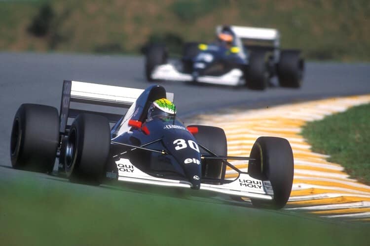 JJ Lehto vor Karl Wendlinger in ihren Sauber in Kyalami 1993
