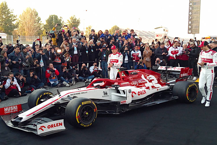 Der neue Alfa Romeo-Sauber C39-Ferrari