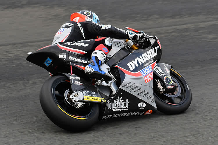Dynavolt Intact GP brachte beide Fahrer in die erste Startreihe