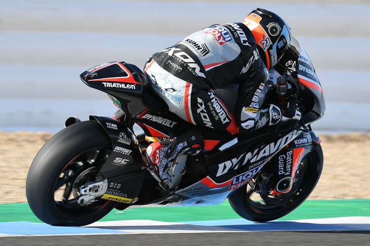 Schrötter auf seiner Kalex in Jerez