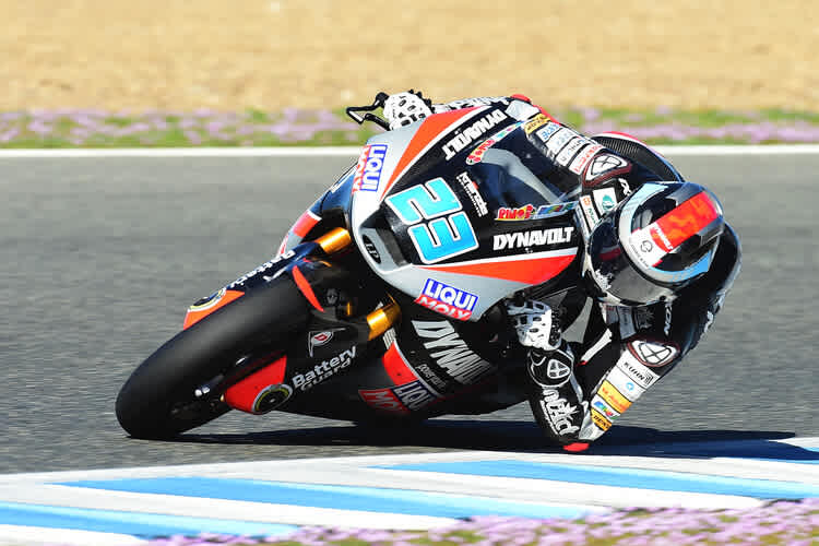 Marcel Schrötter auf der Suter in Jerez