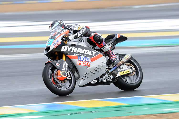 Marcel Schrötter auf der Suter des Teams Dynavolt Intact GP