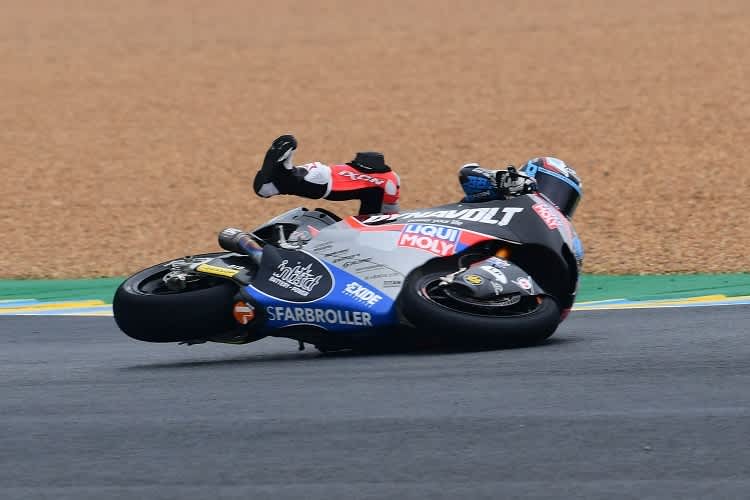 Marcel Schrötter stürzte im Q2