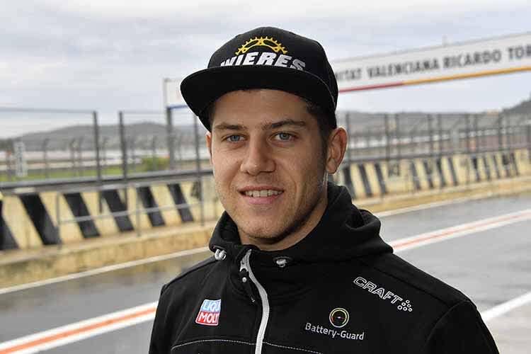 Marcel Schrötter beim Moto2-Test in Valencia