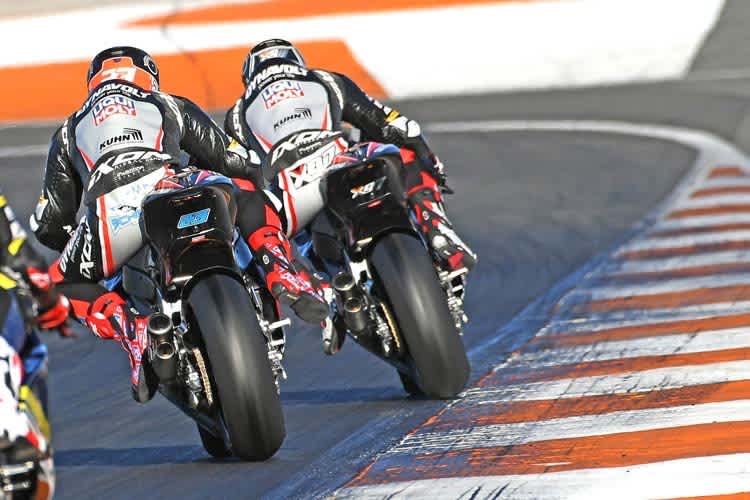 Marcel Schrötter und sein neuer Intact-Teamkollege Xavi Vierge