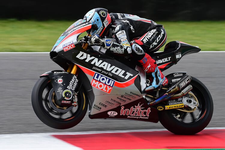 Marcel Schrötter auf der Kalex des Intact-Teams