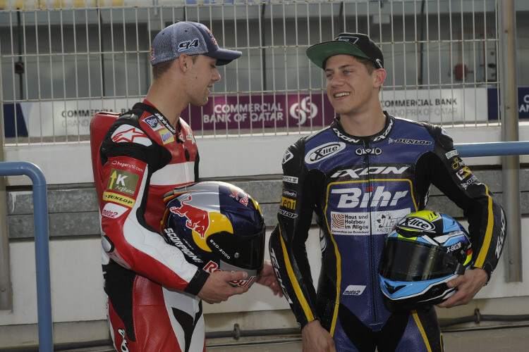 Jonas Folger und Marcel Schrötter sind seit vielen Jahren eng befreundet